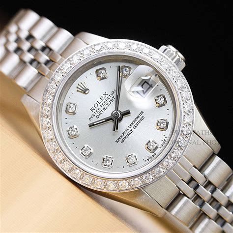 used Rolex silver watches for women